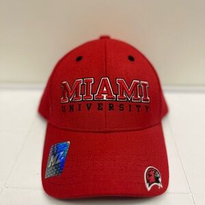 Miami University Red Baseball Cap